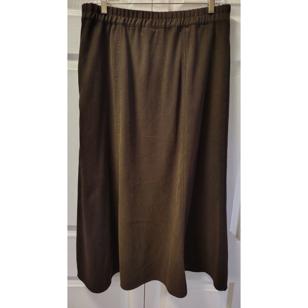 Christopher & Banks Size 12 Brown Maxi Skirt